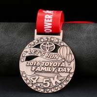 Custom design zinc alloy die cast 1st 2nd 3rd Place Medal