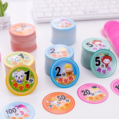 Round Scratch Off Sticker Labels Adhesive Sticker for DIY Scratch Reward Reveal Game Card